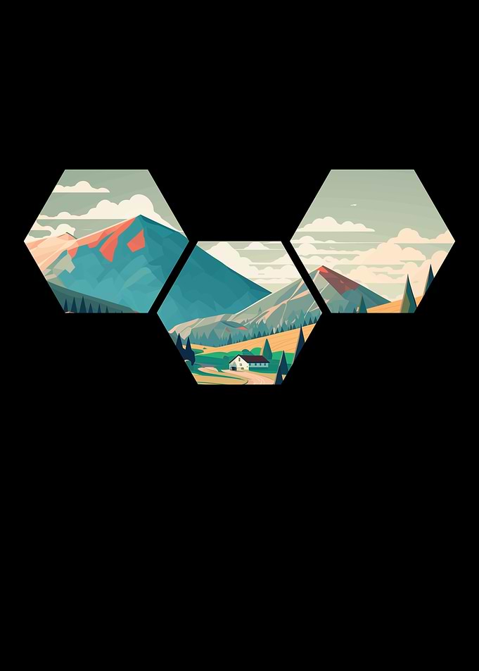 Mountain Geometry Hexagon