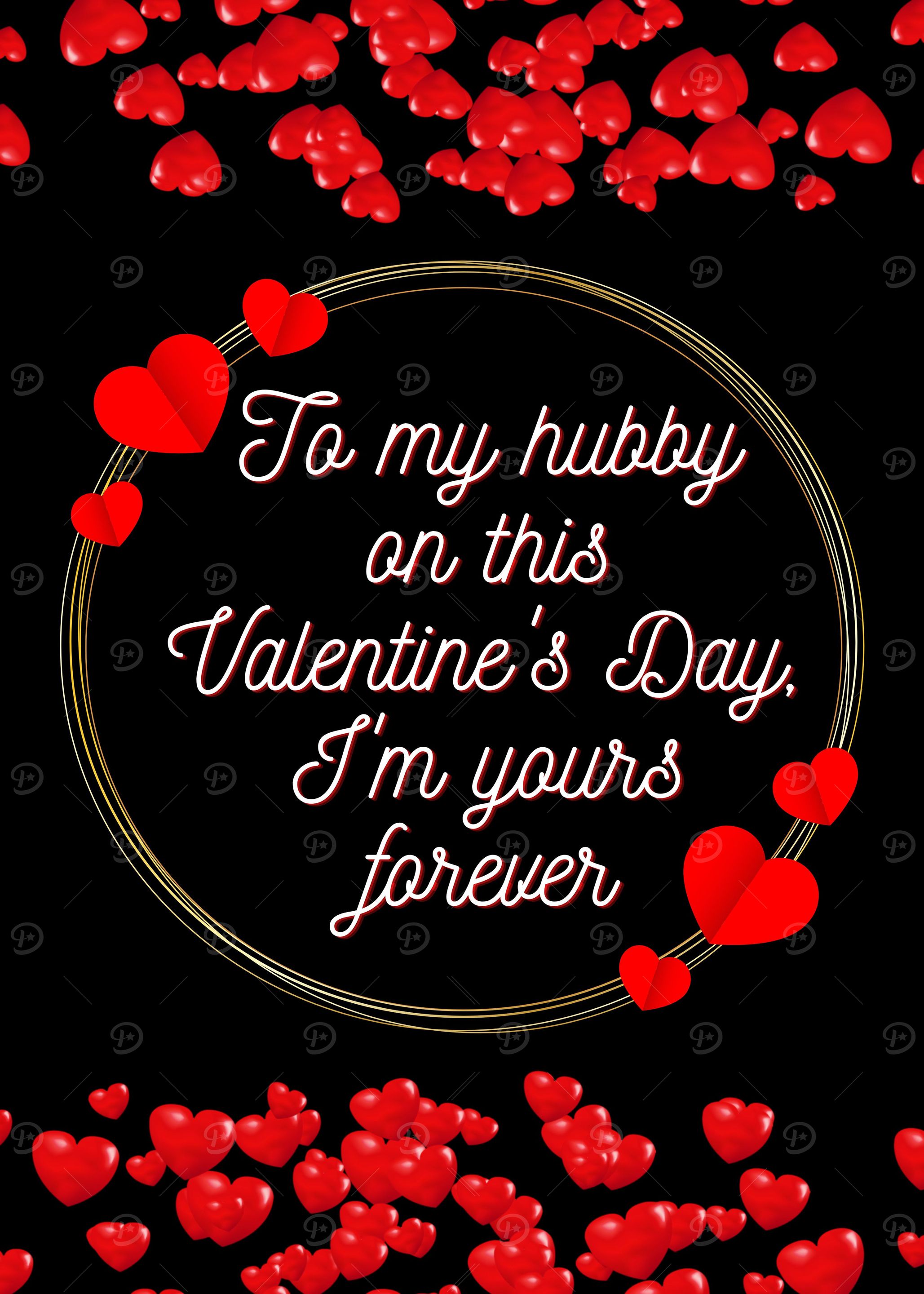 Valentine day for husband