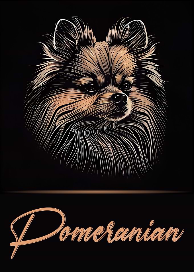 Pomeranian Portrait