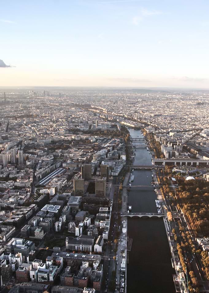 Paris from the sky