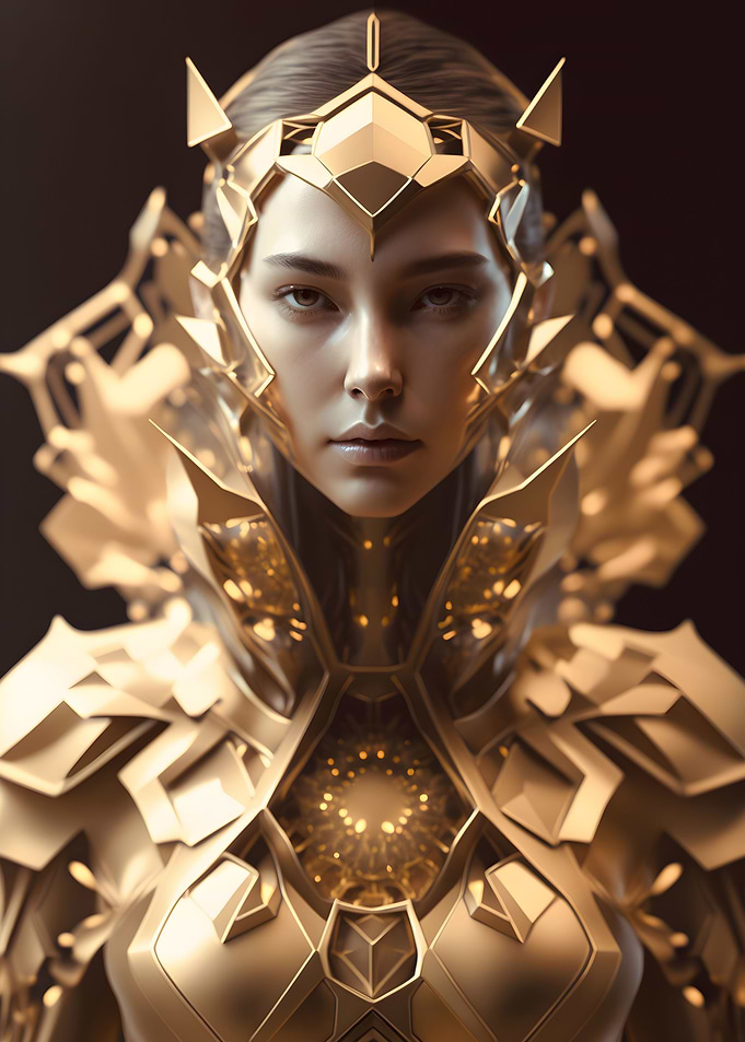 Portrait Golden Warrior