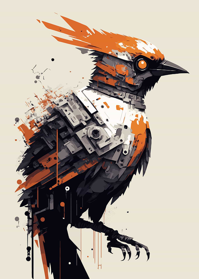 Cyber Bird Animal