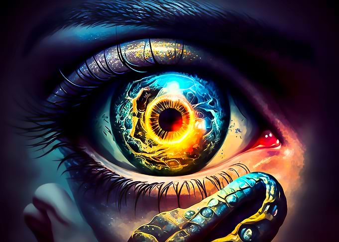 Abstract Eye