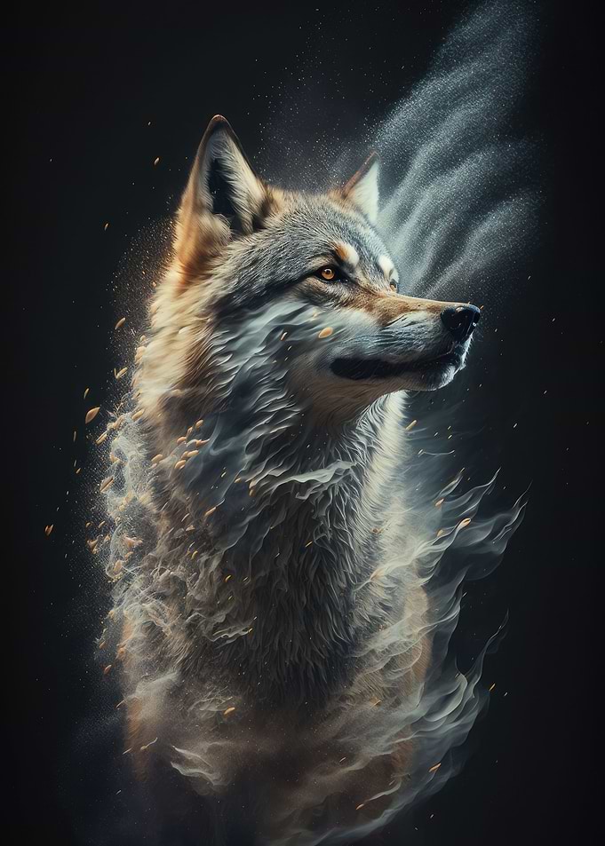 A Sandy Wind Wolf