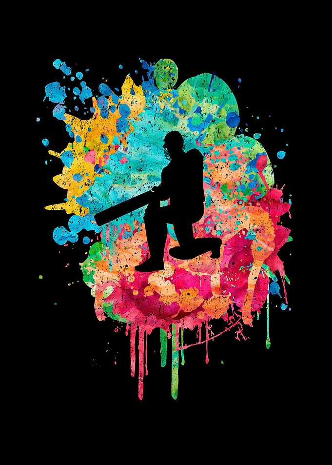 CricketSpieler in Popart