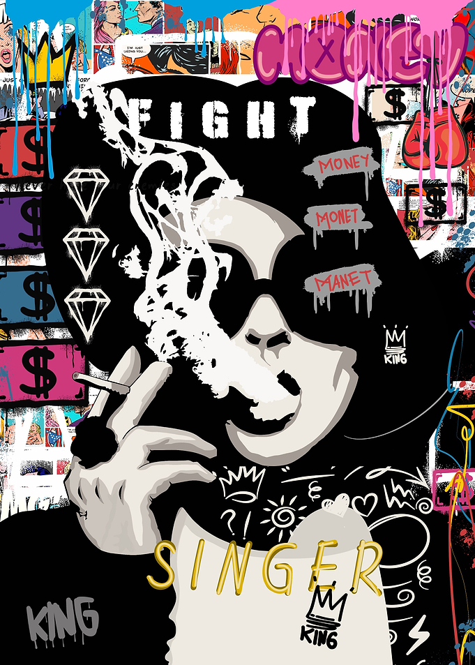 Graffiti pop art
