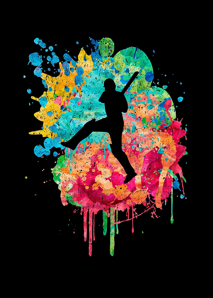 CricketSpieler in Popart