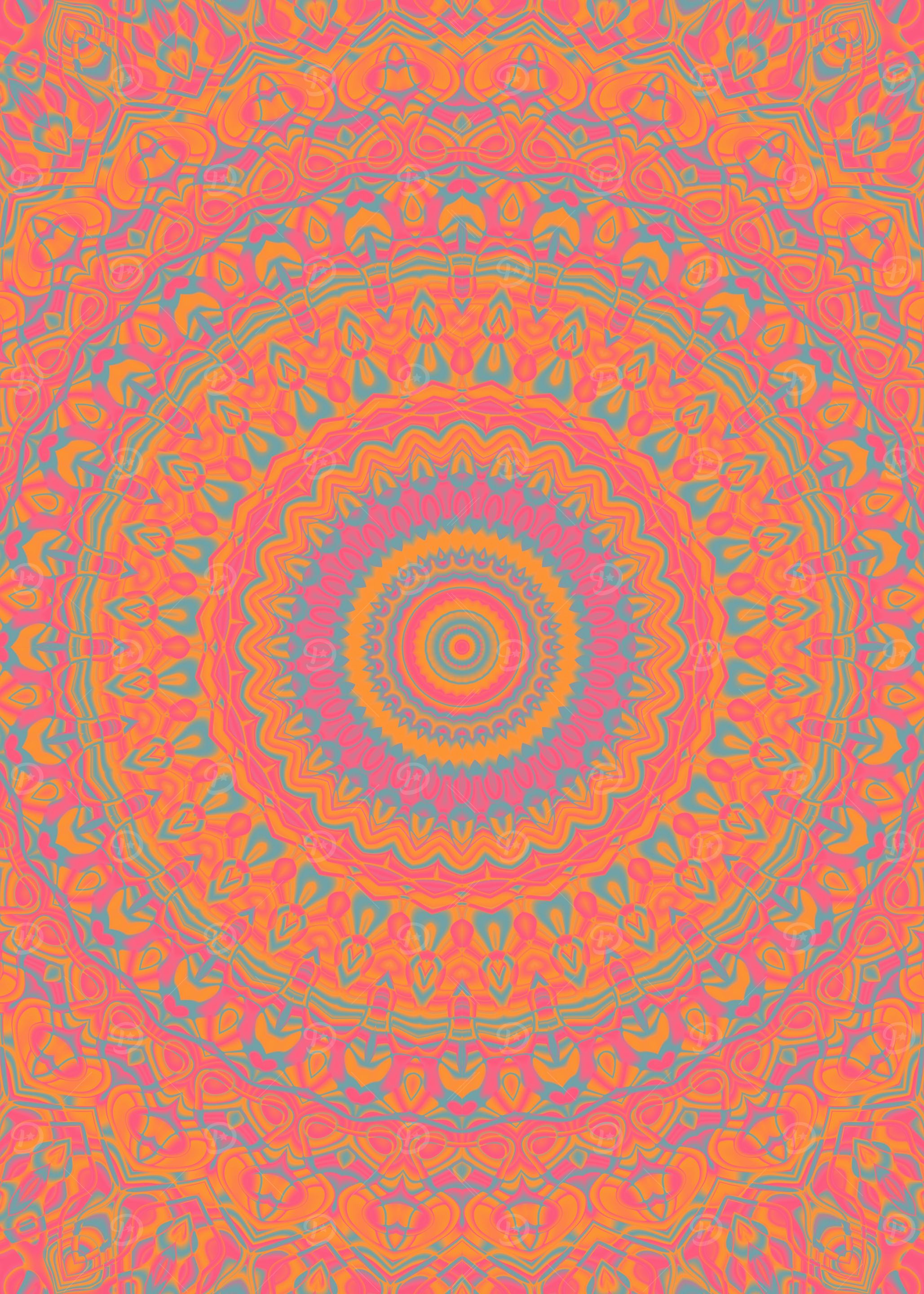 Trippy Bold Mandala