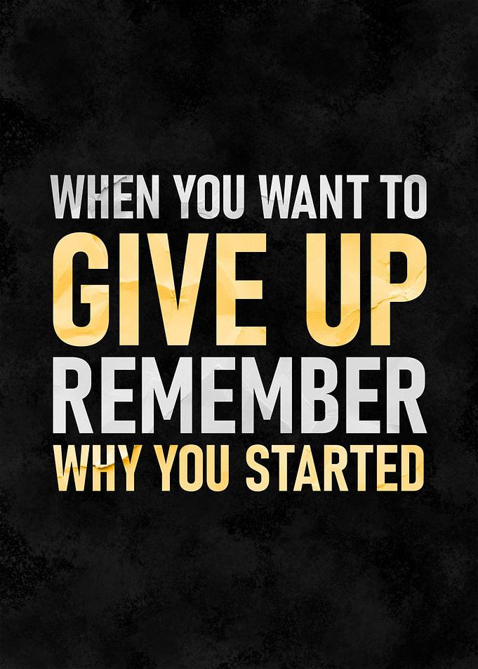 When You Want To Give Up