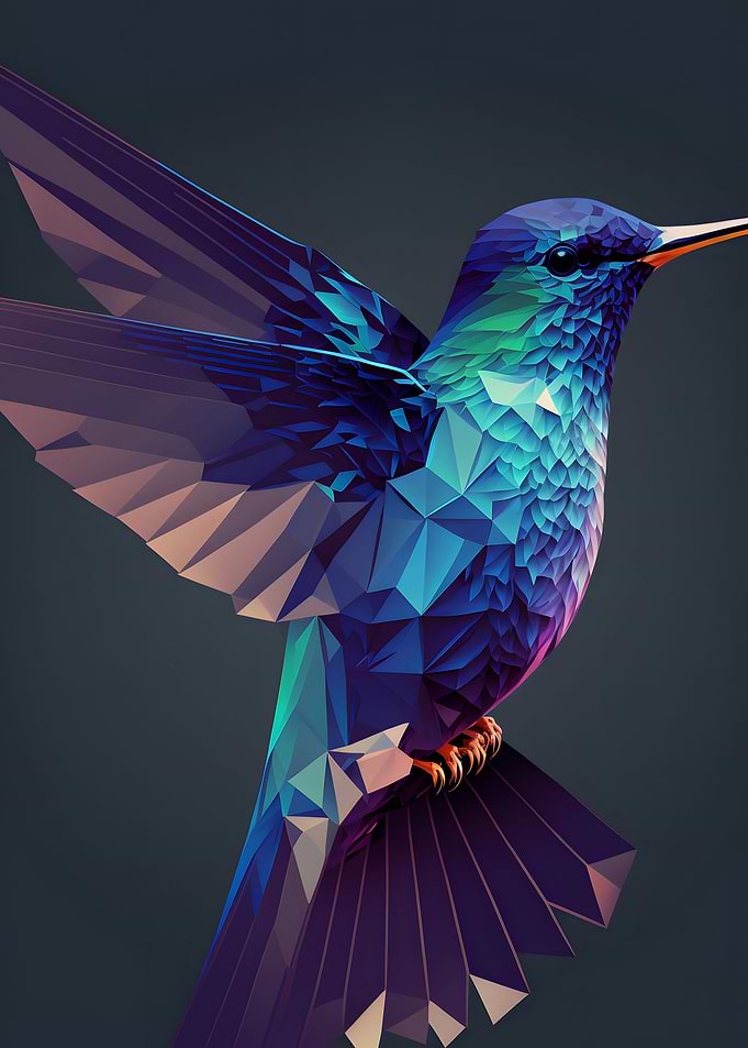 Polygonal Hummingbird