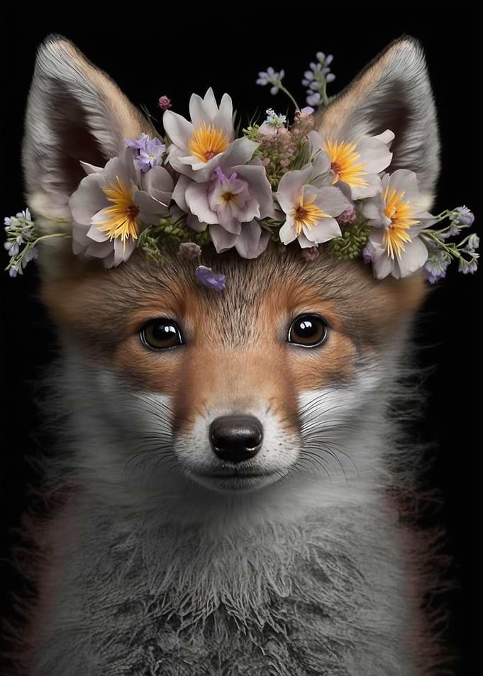 cute baby fox