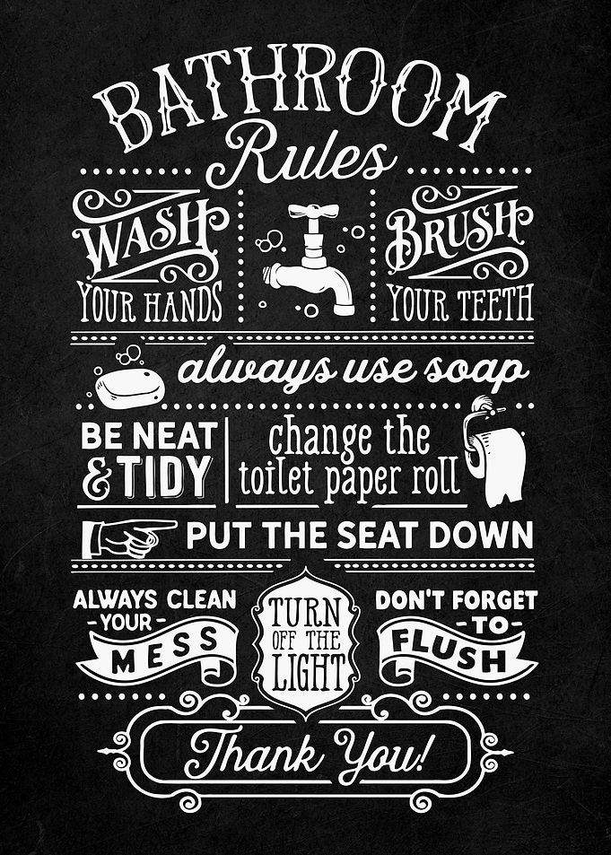 Bathroom Rules