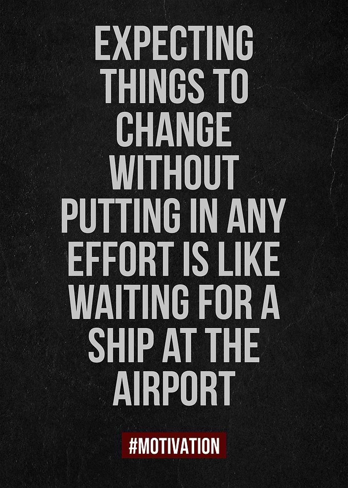 expecting things to change