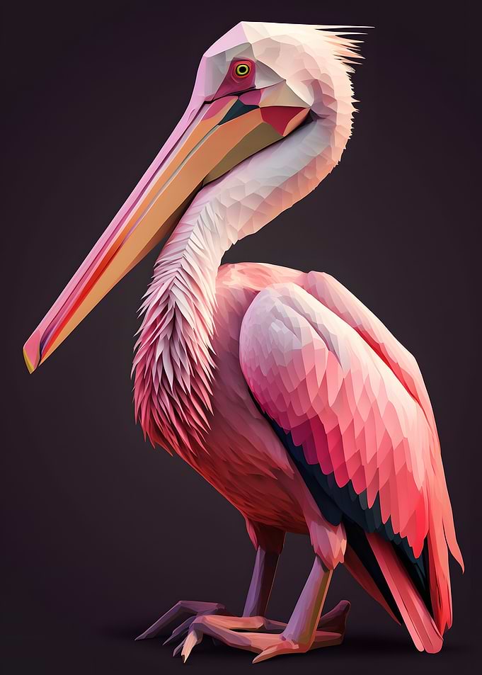 Low Poly Pelican