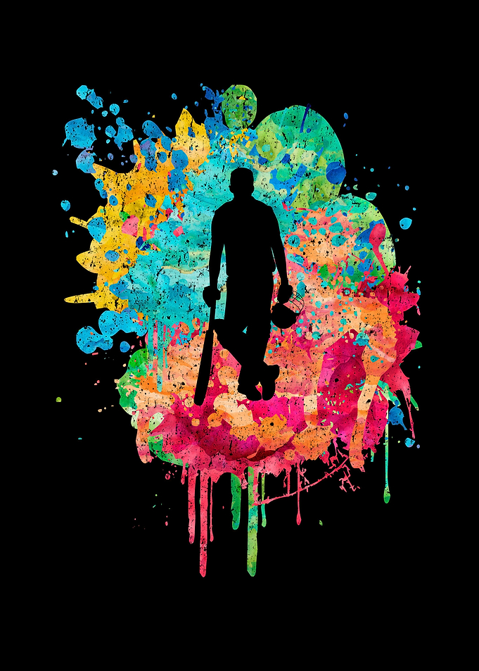 CricketSpieler in Popart