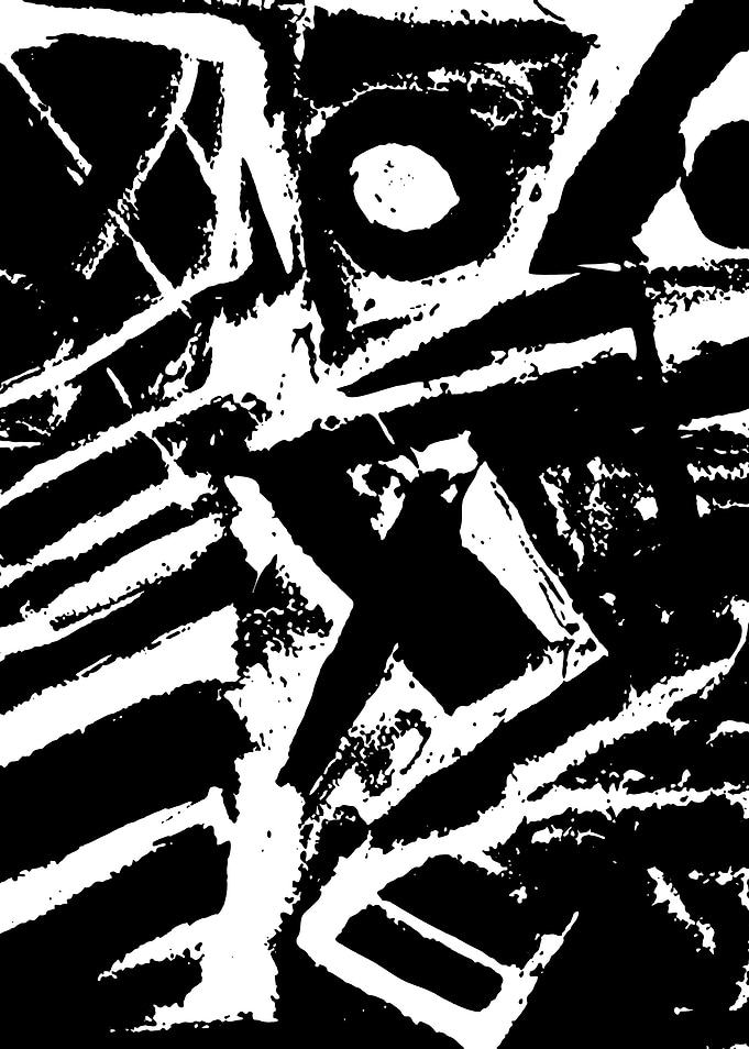 Black and White Abstract