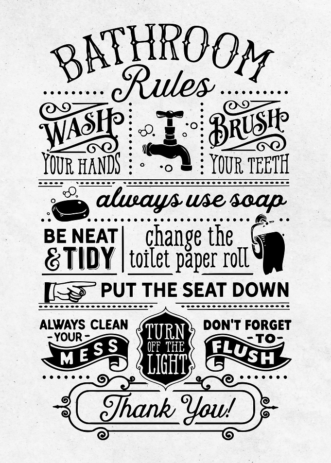 Bathroom Rules