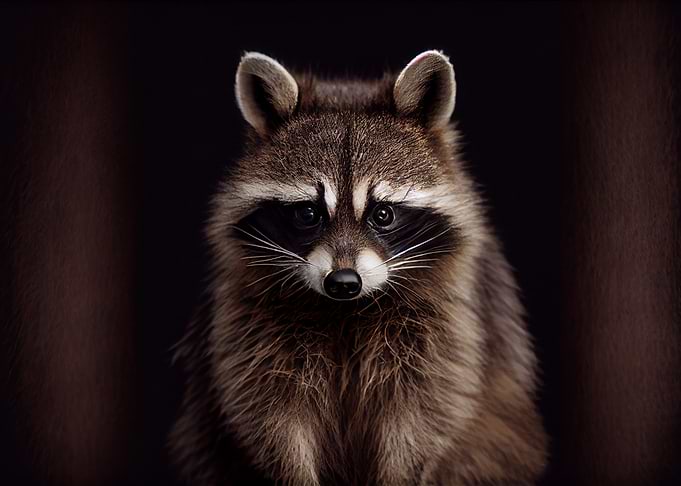 cute raccoon