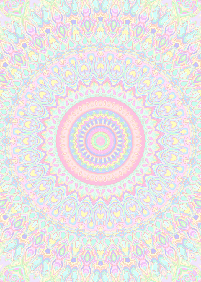 Boho Pastel Mandala