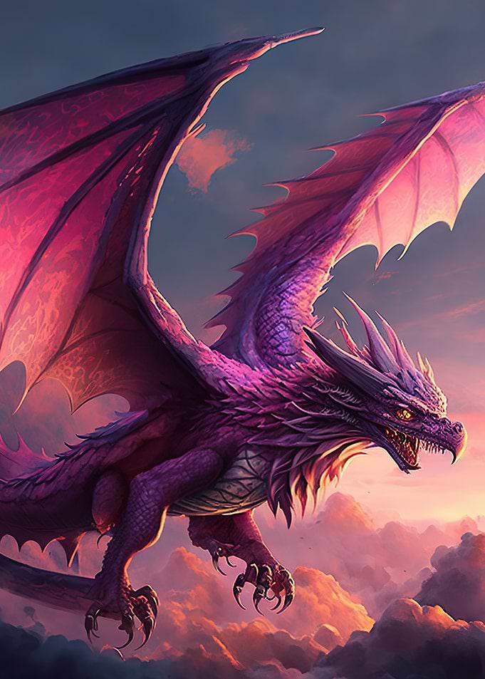 Flying Stunning Dragon