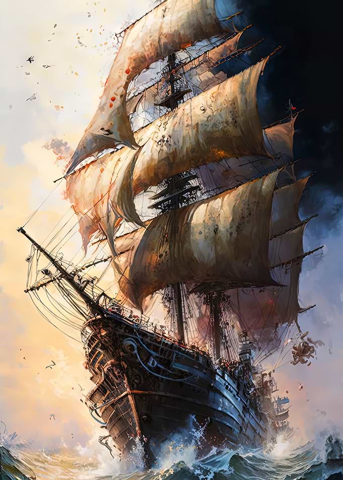 The Majestic Tall Ship