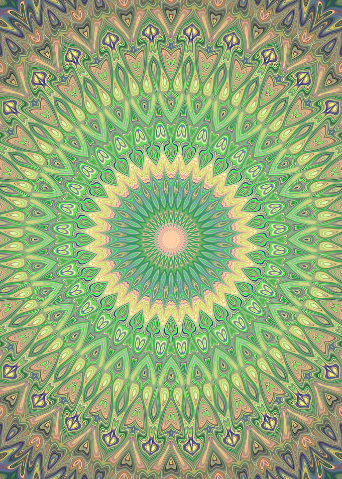 Vibrant Colorful Mandala
