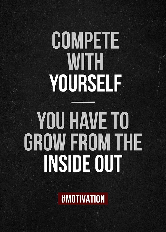 compete with yourself