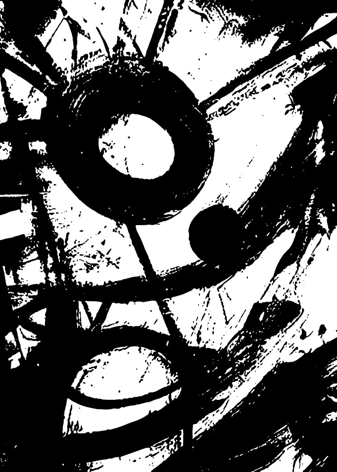 Black and White Abstract