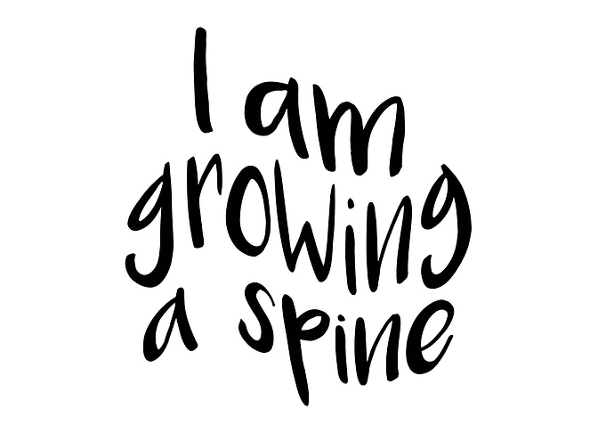 Text inspiration I am grow
