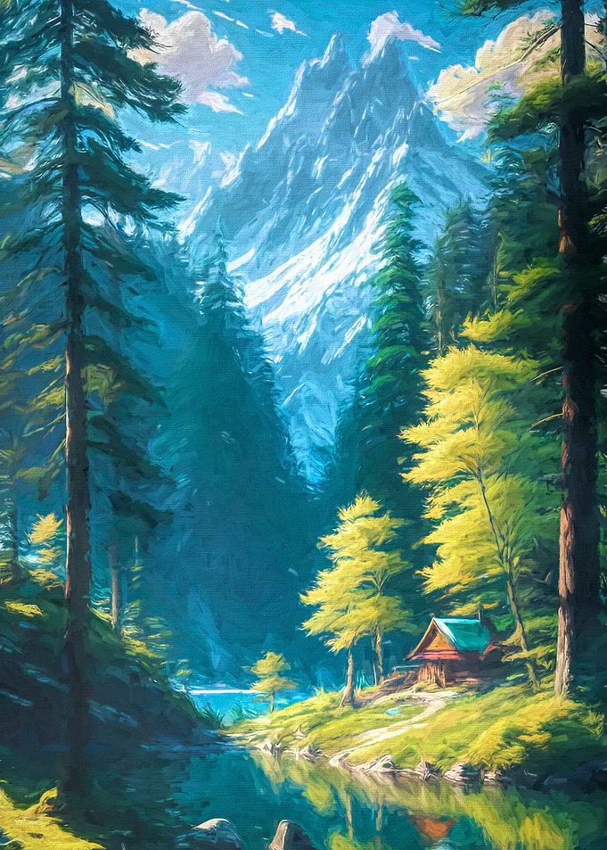Little house by the lake