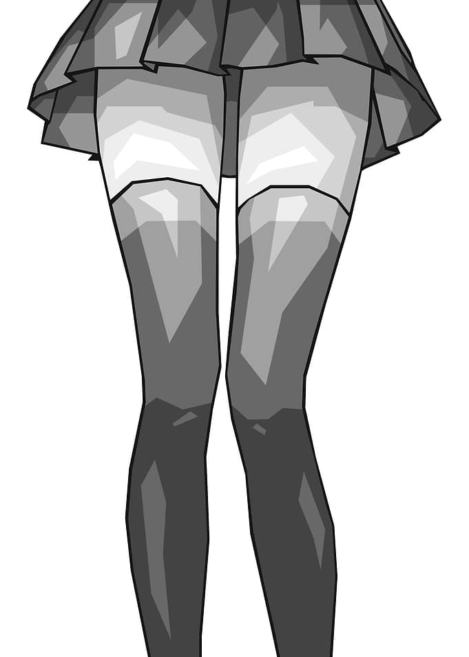 Cute Skirt Mini Gray