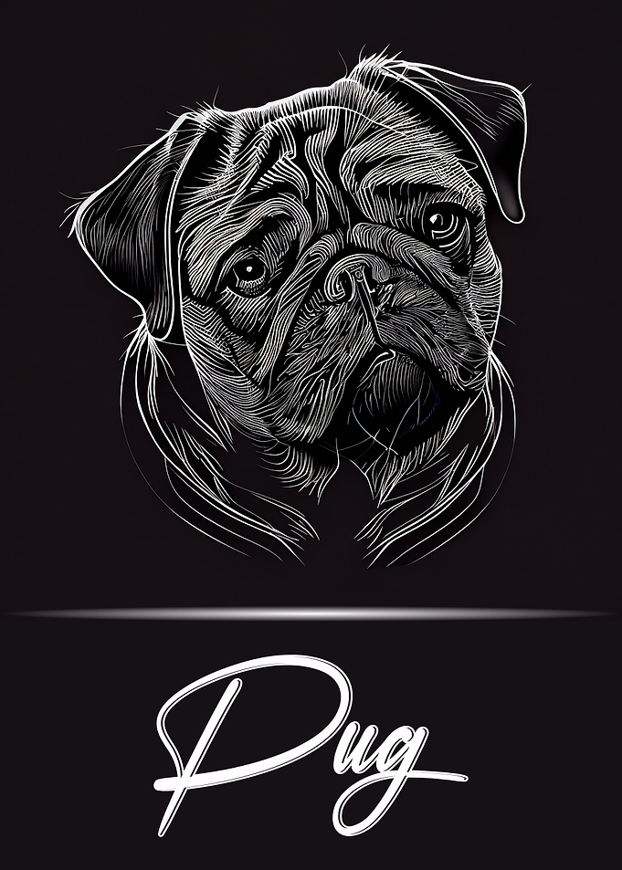 Pug Portrait