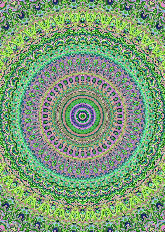Colorful Vibrant Mandala
