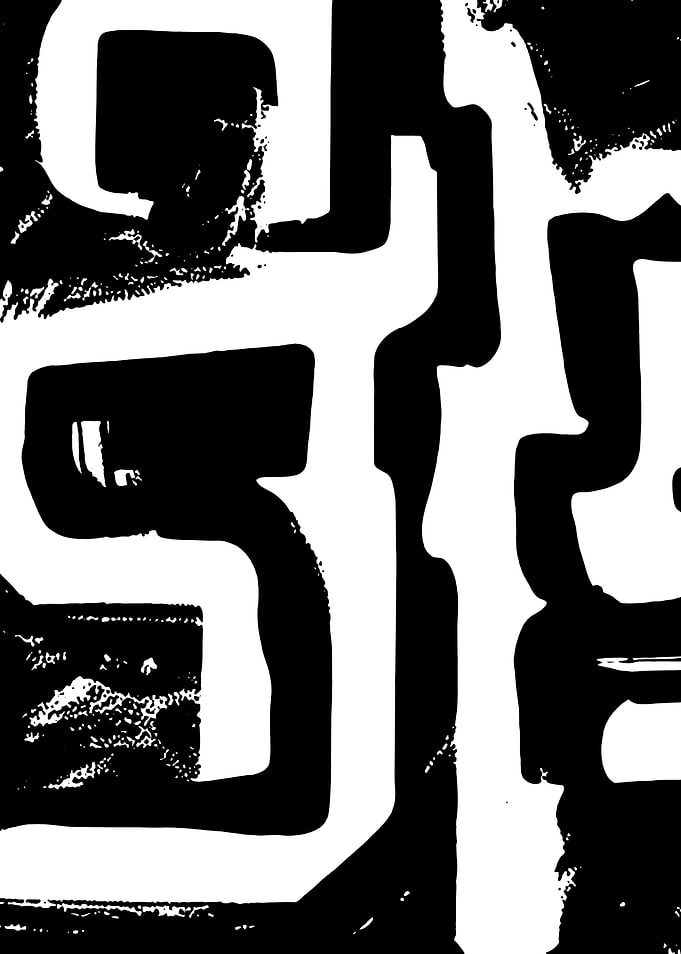 Black and White Abstract