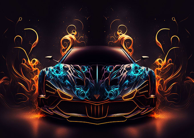 Fire Paint Car