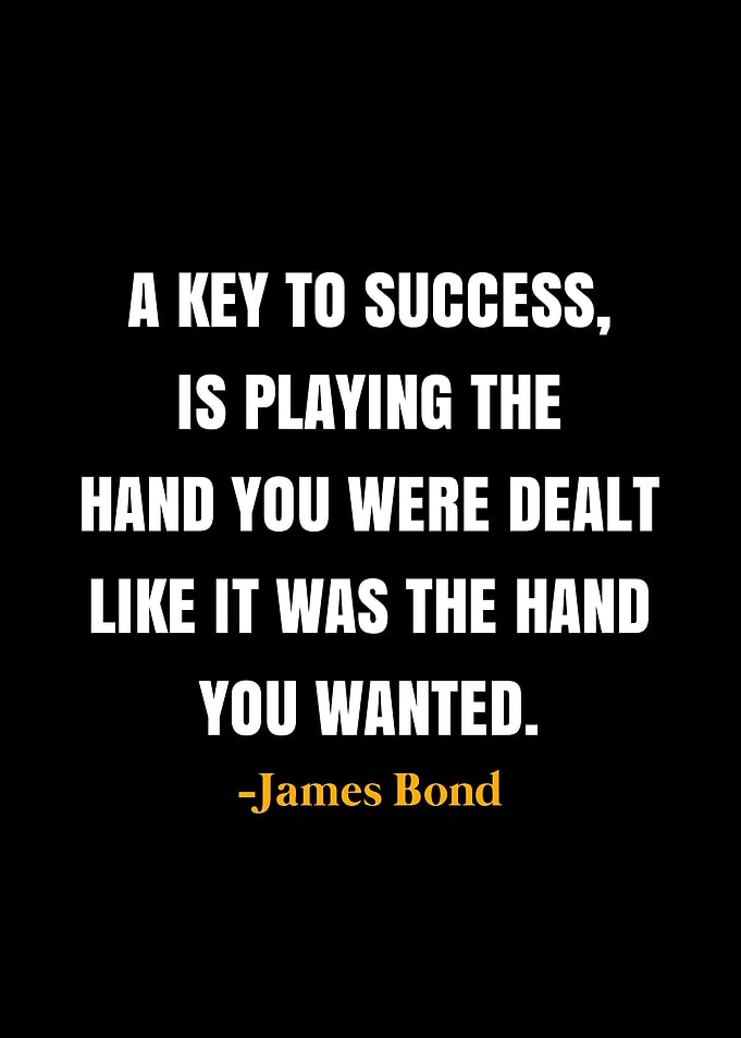 James Bond Quote