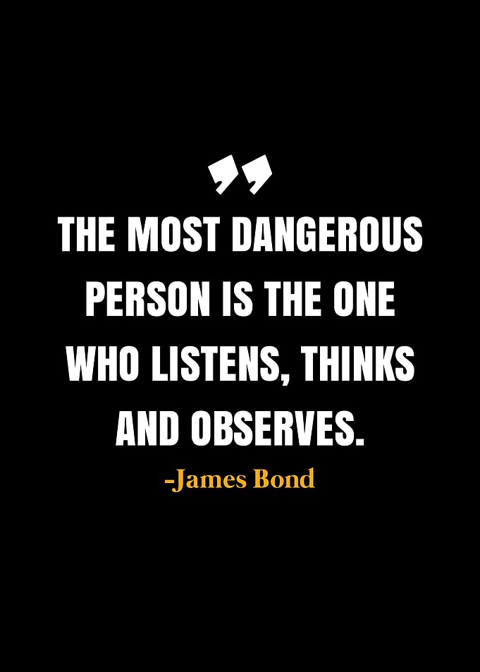 James Bond Quote