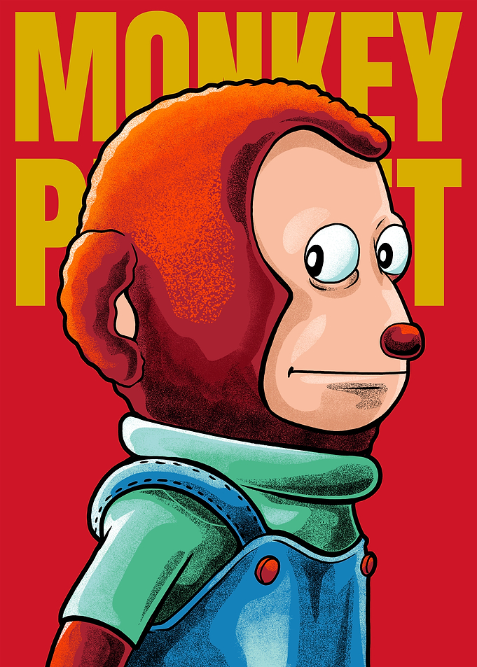 Funny Monkey Puppet