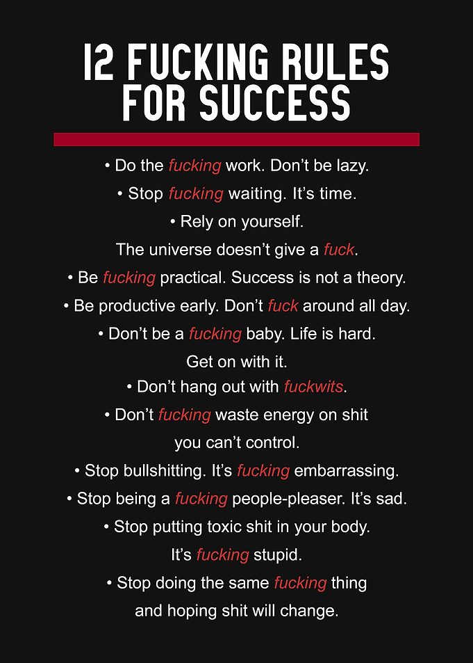 12 Rules For Success
