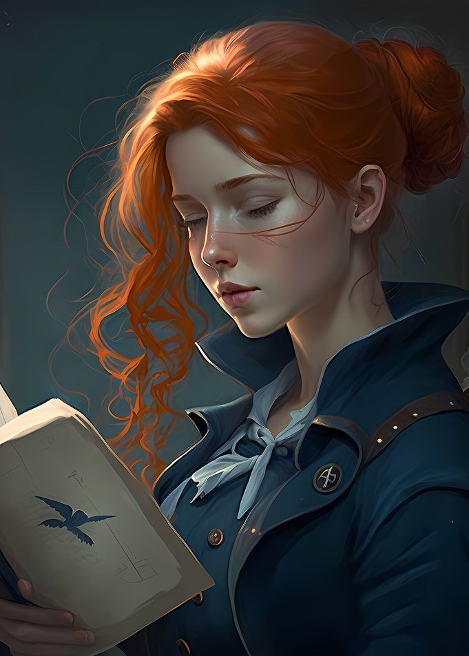 red hair girl