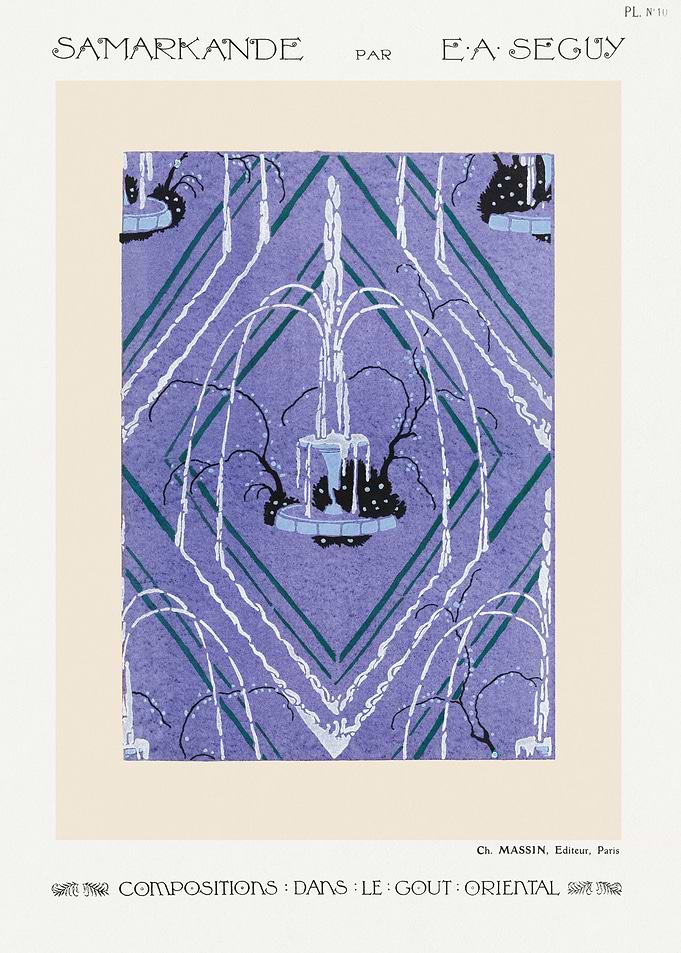 Abstract Samarkande Floral