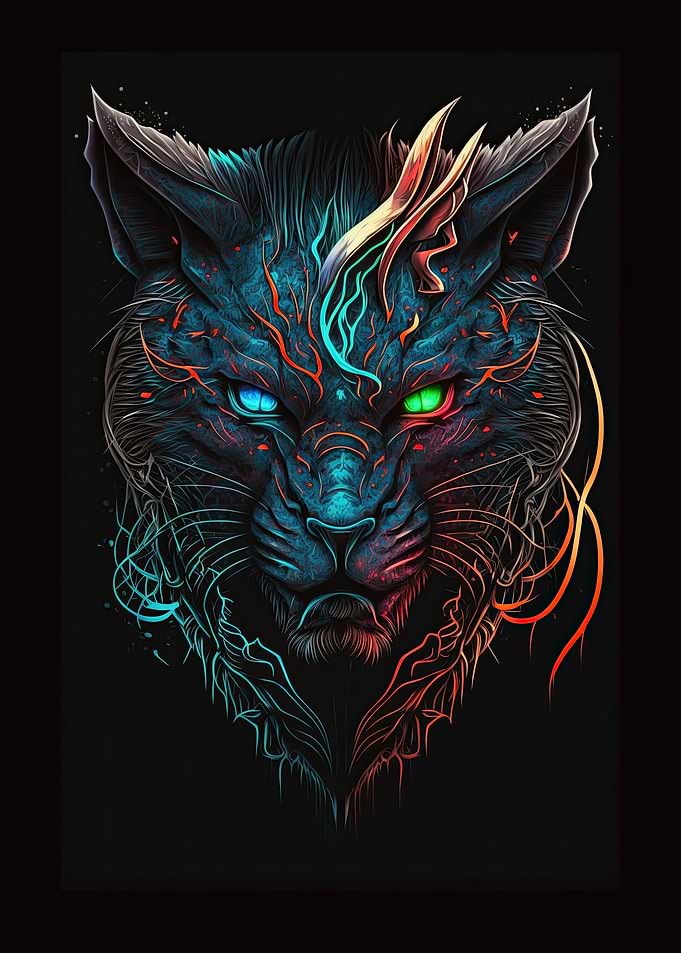 hipster lion
