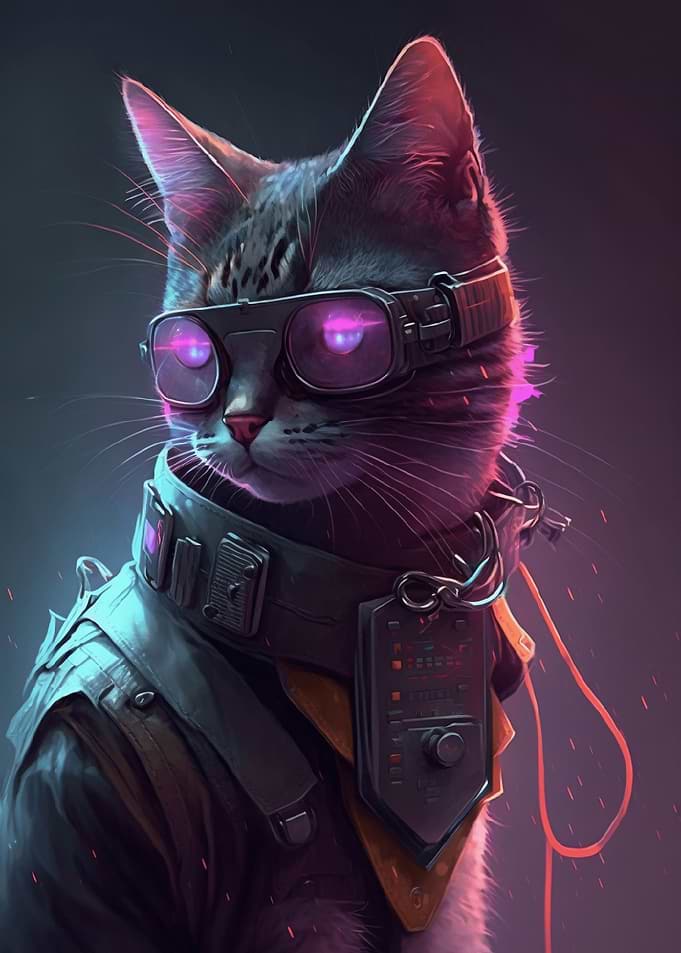 Cat Cyberpunk 2
