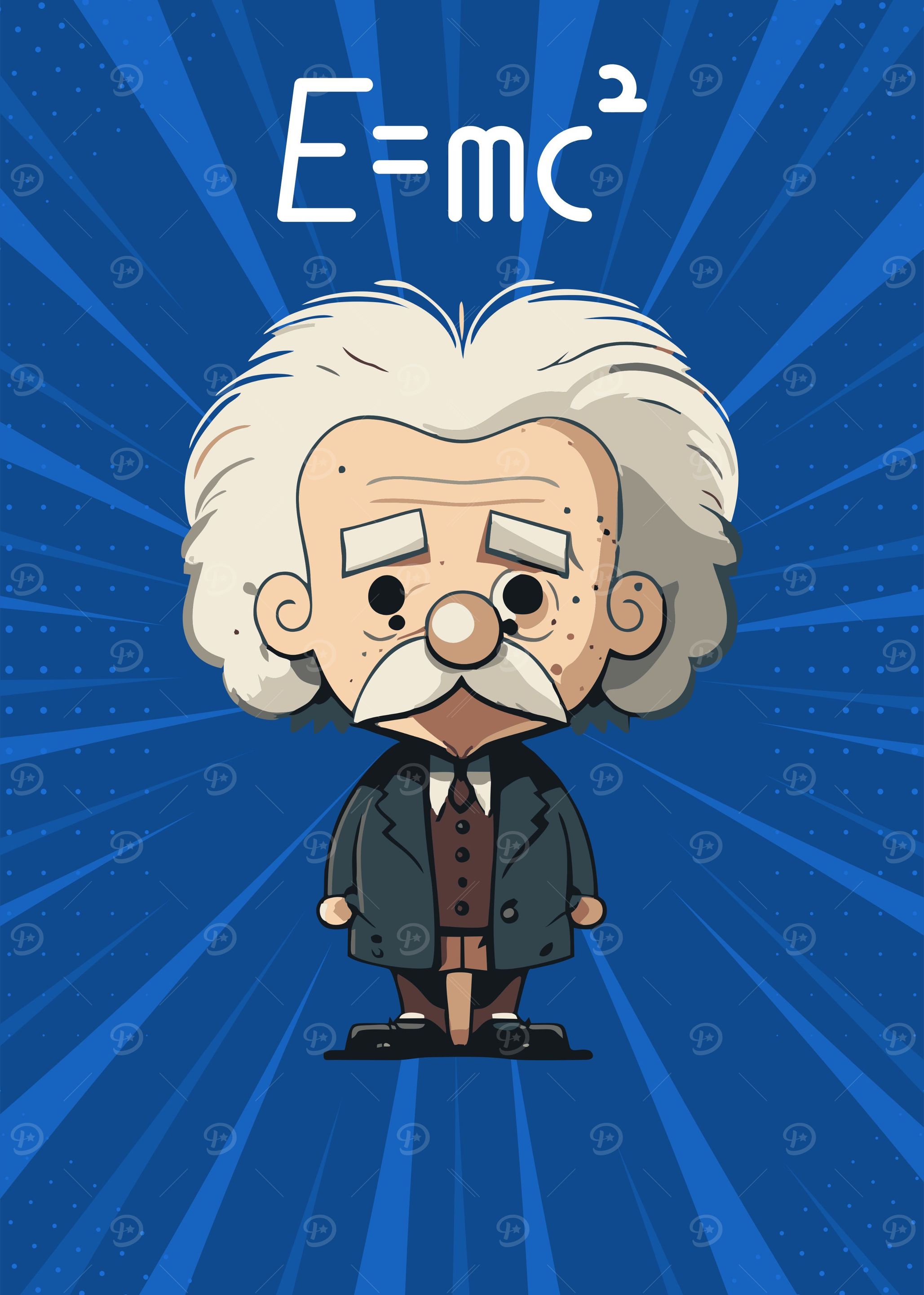 albert einstein chibi