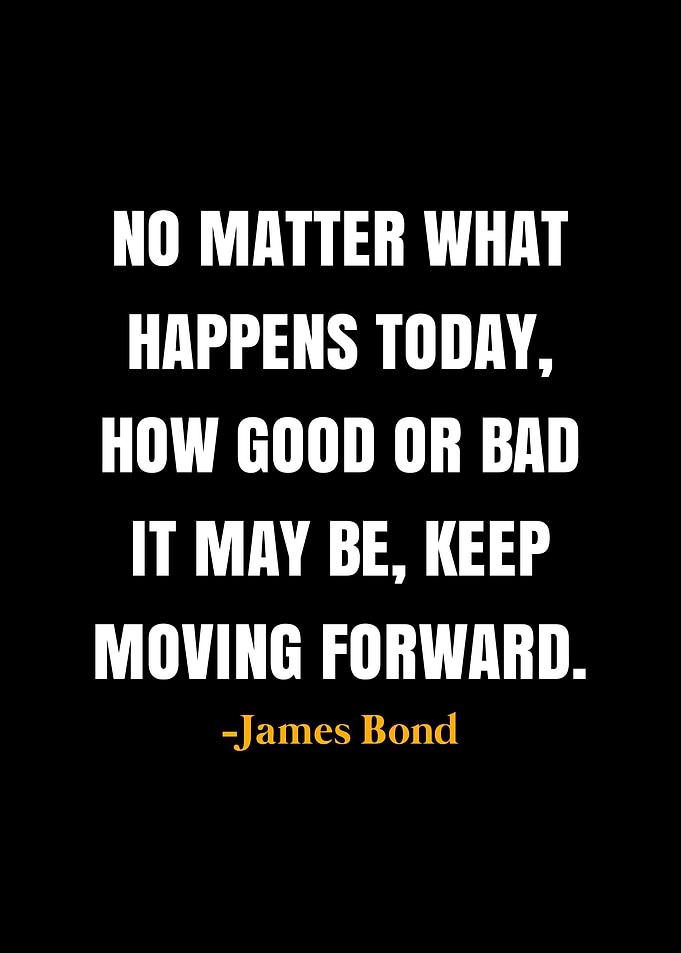 James Bond Quote
