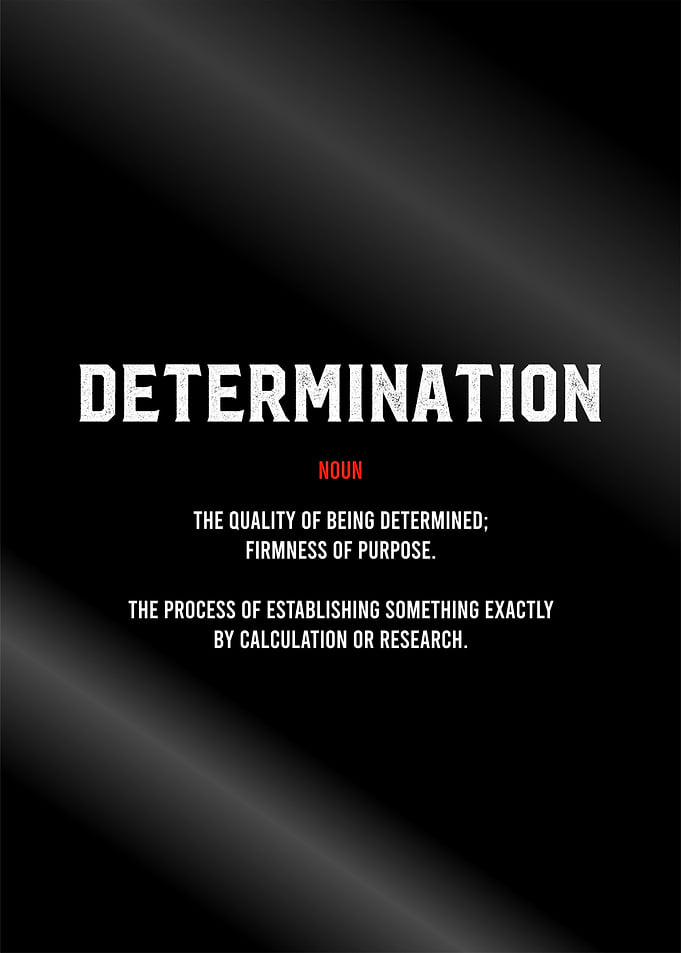 determination