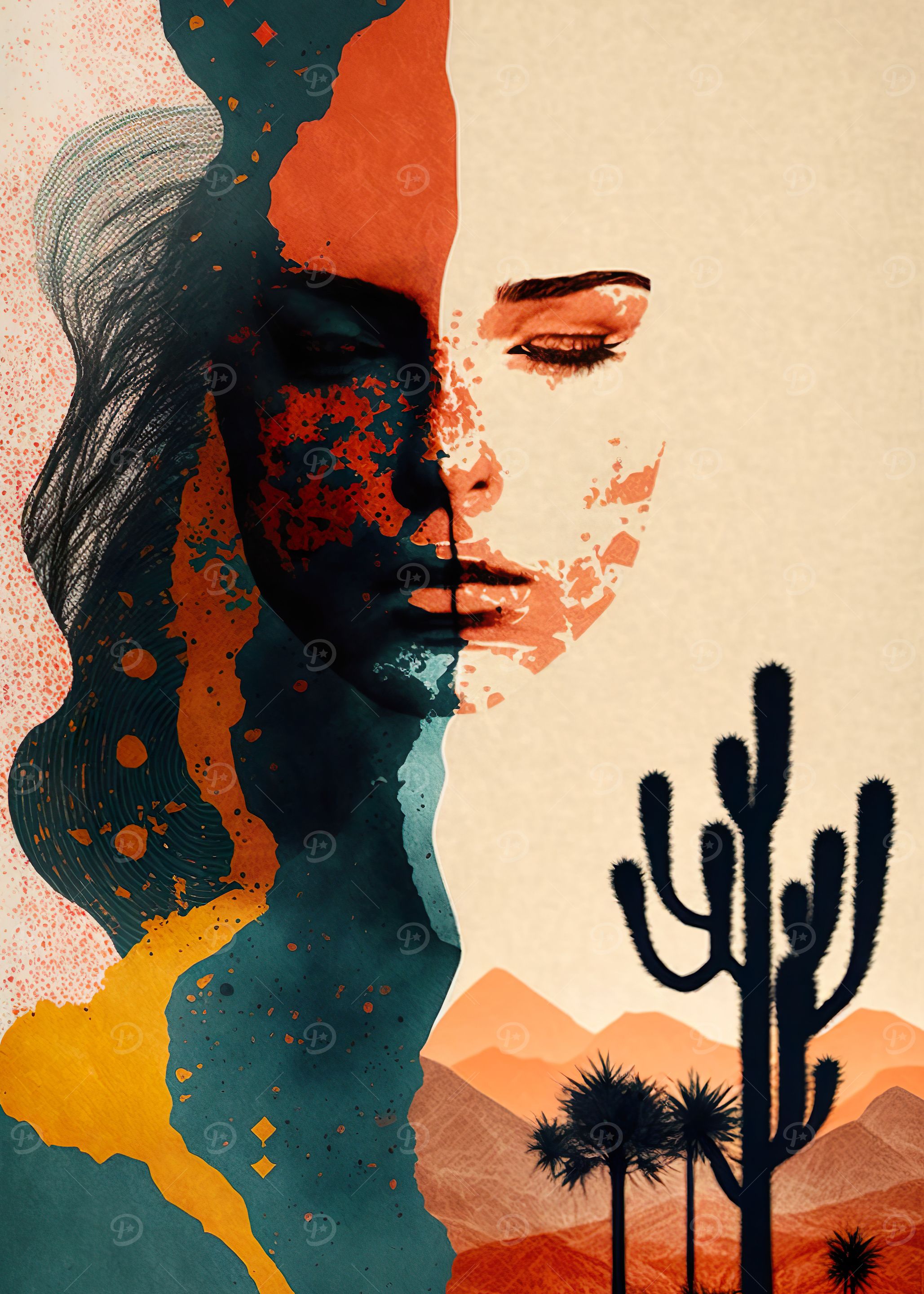 Woman In Landscape