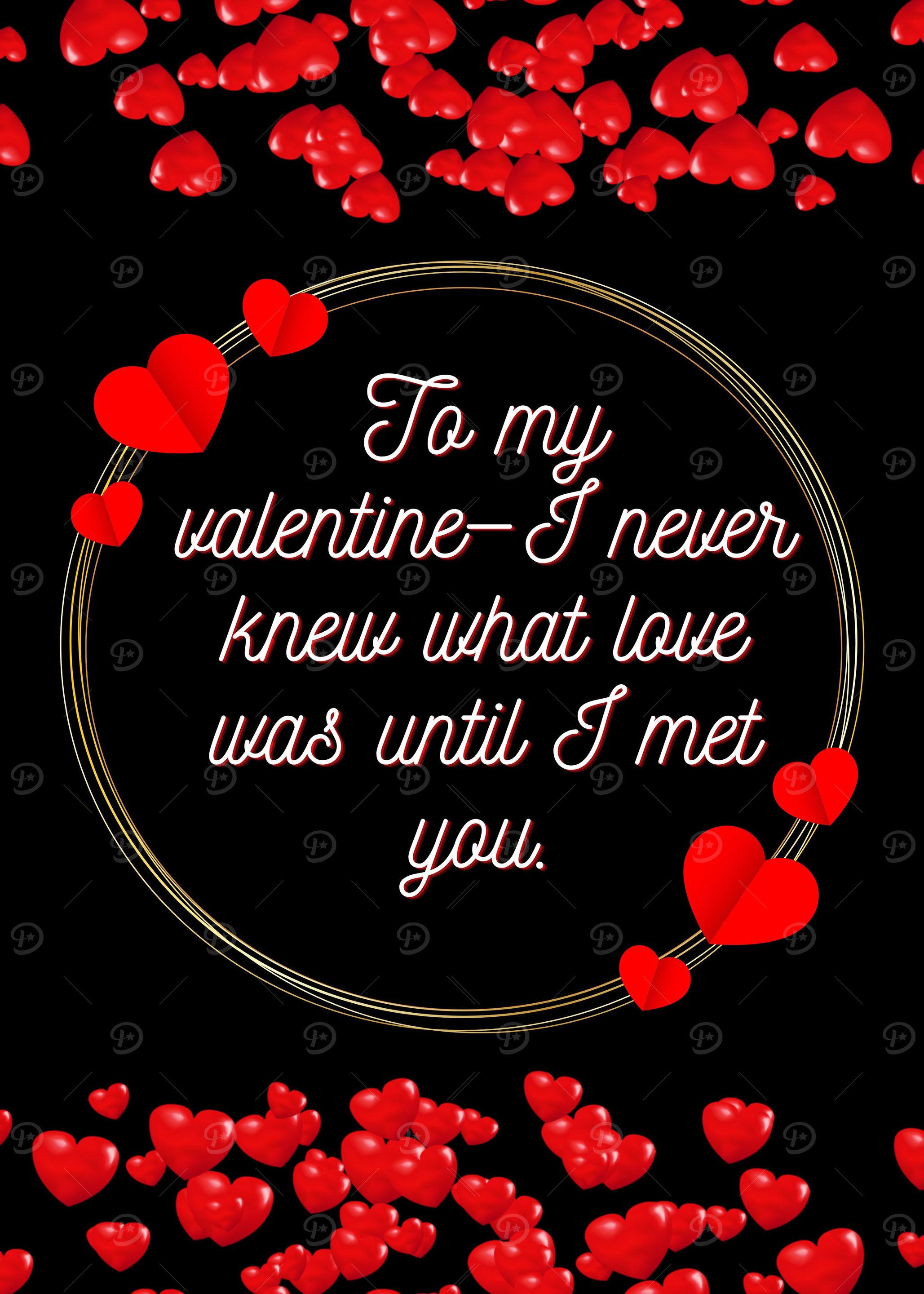 Valentines day poster
