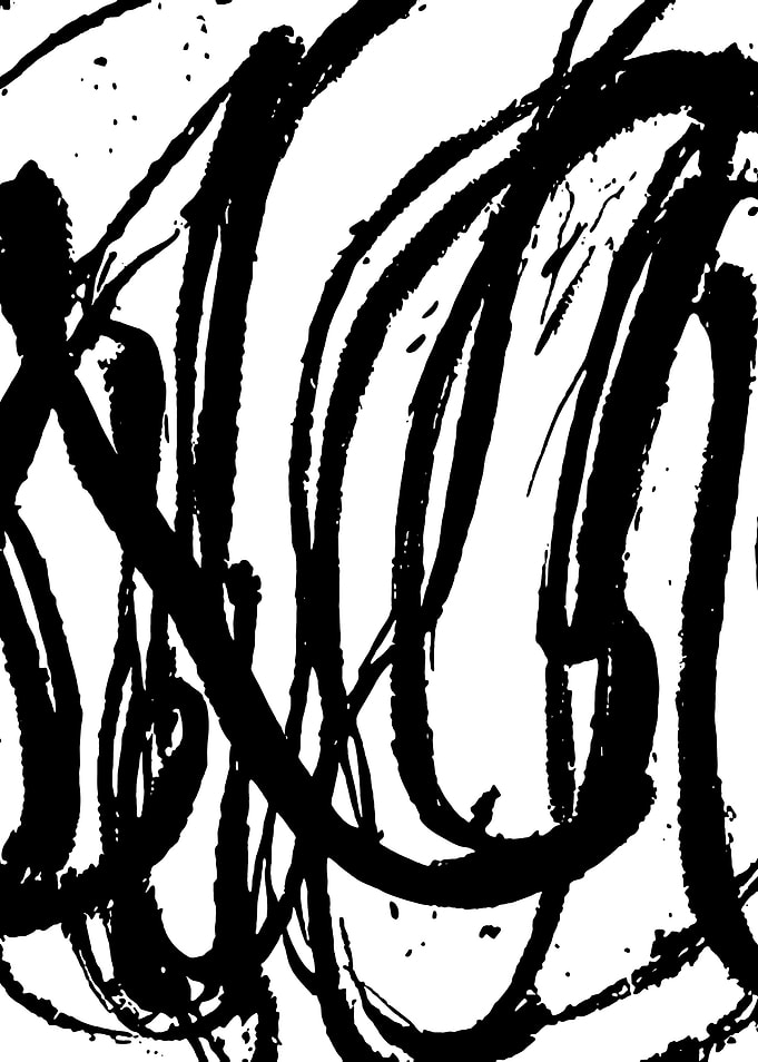 Black and White Abstract