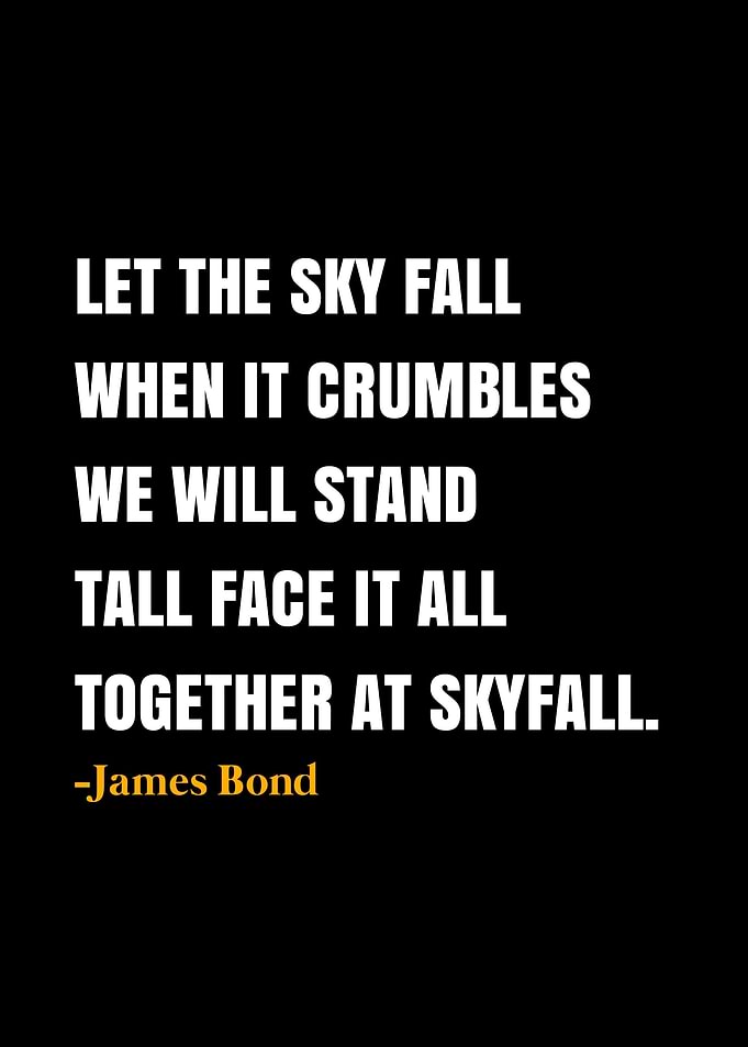 James Bond Quote